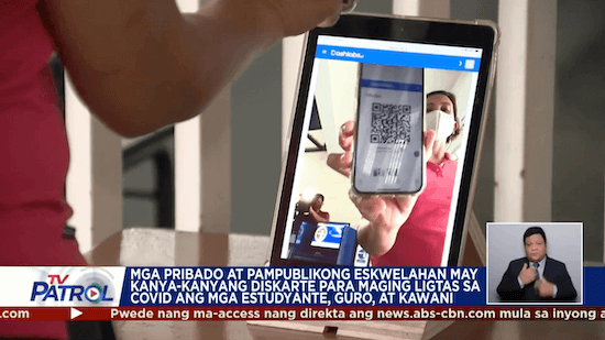 Dashlabs.ai COVID Contact Tracing Project on TV Patrol (ABS-CBN)