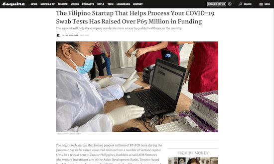 The Filipino Startup That Helps Process Your COVID-19 Swab Tests Has Raised Over P65 Million in Funding - Esquire Philippines